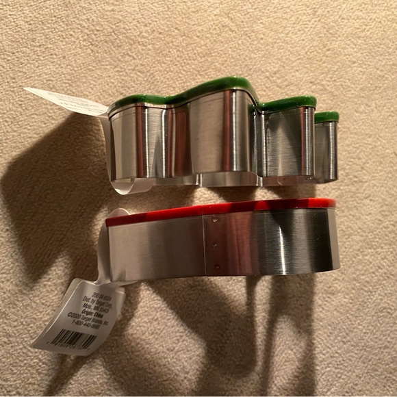 Metal Tree and Candy Cane Cooke Dough Pie Dough Cutters Holiday Christmas - Picture 2 of 2